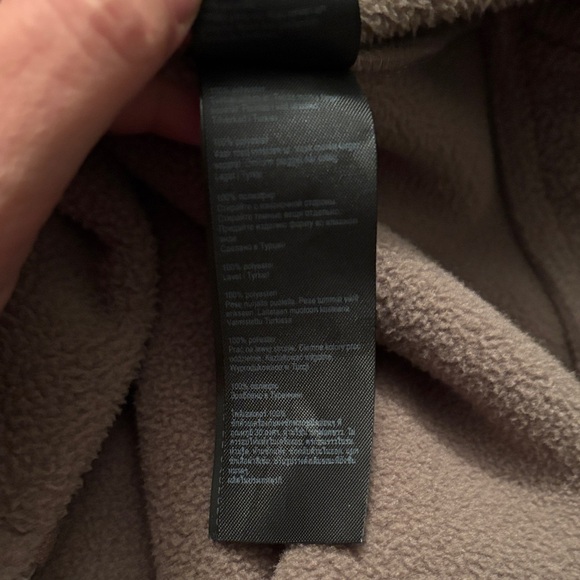 All Saints Clayton Fleece Tan Lightweight Jacket - Picture 5 of 15